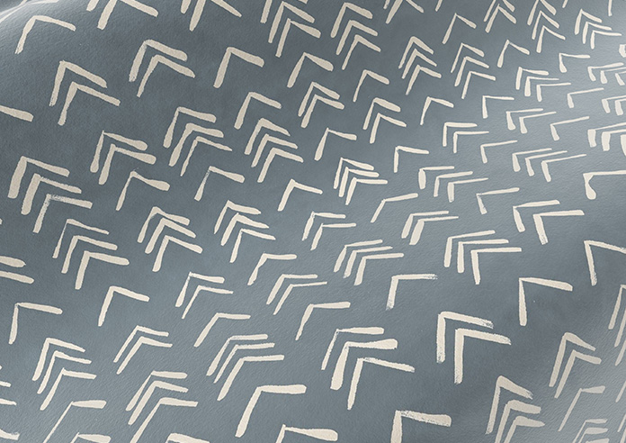 Rolling Hills Velvet, Charcoal - Twist&Fit Roman Blind - Image 4